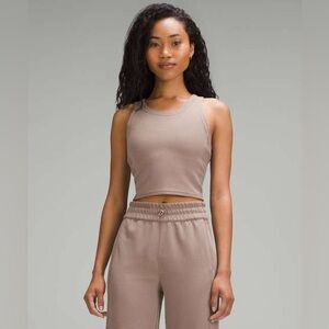 NWT lululemon Ribbed Softstreme Cropped Tank